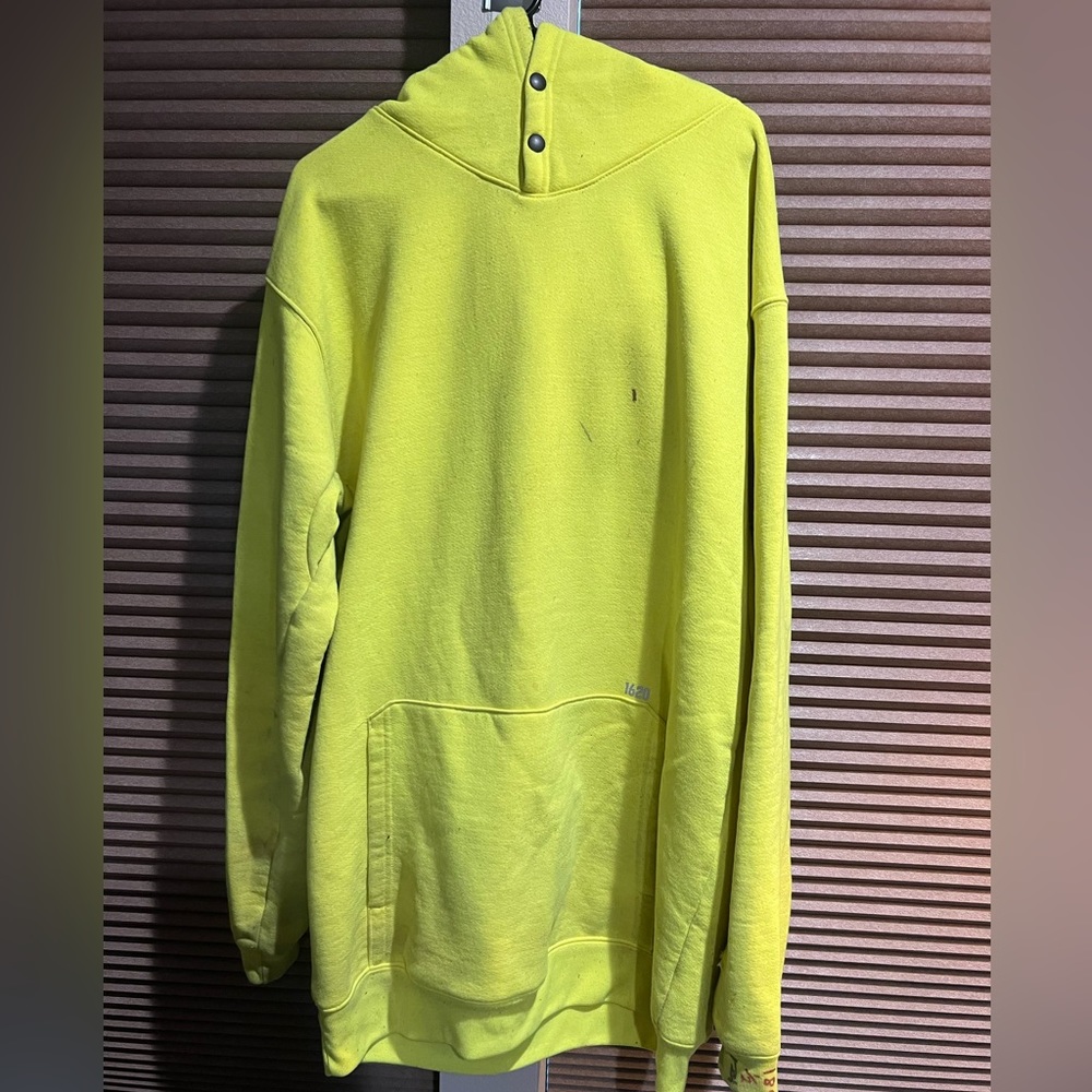 1620 Safety Yellow Work Hoodie